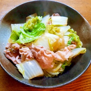 めんつゆで簡単★白菜と豚肉の煮物